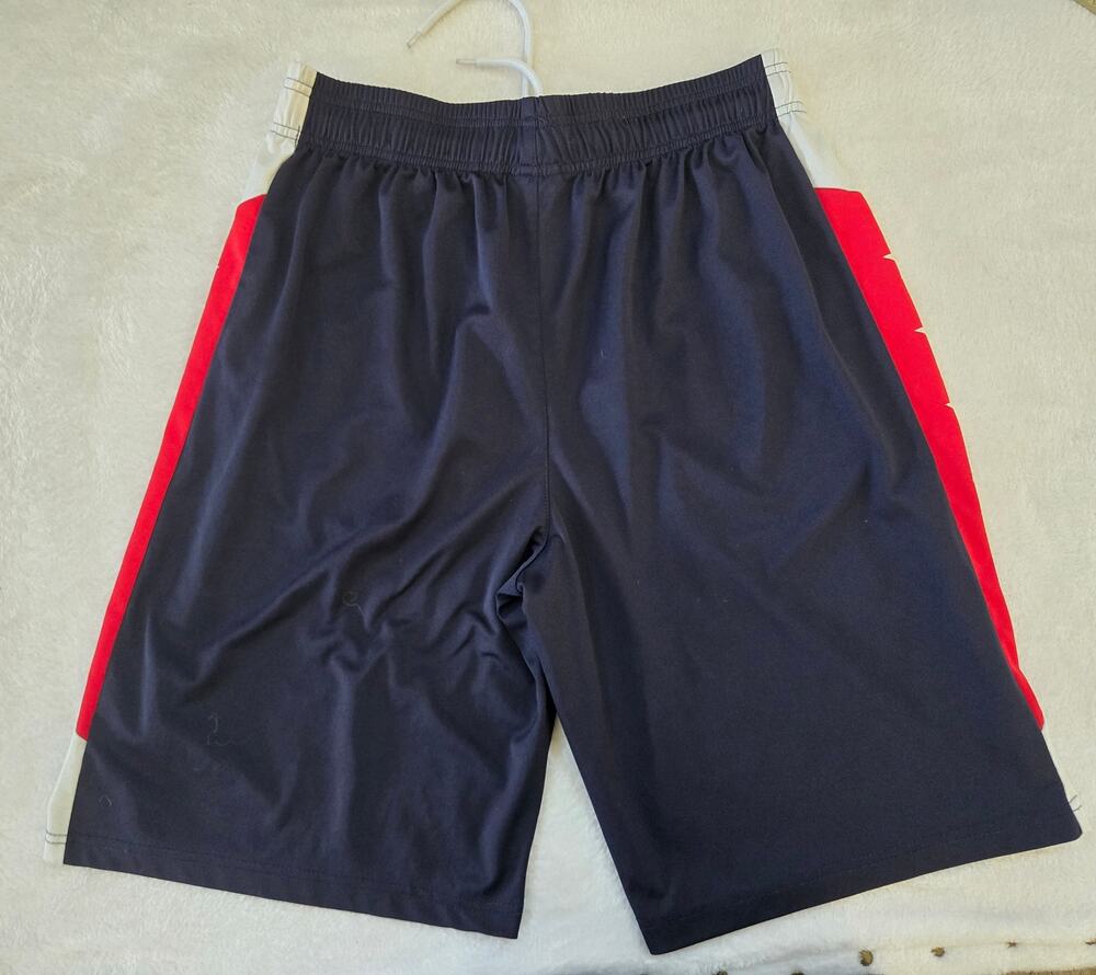 NBA Brand Men’s Red White Blue Basketball Shorts Stars Design